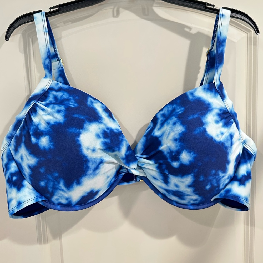 Blue Tie-Dye Bikini